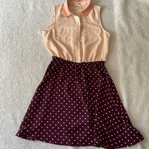 Maison Jules polka dot dress